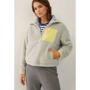 Anthropologie two-tone sweater